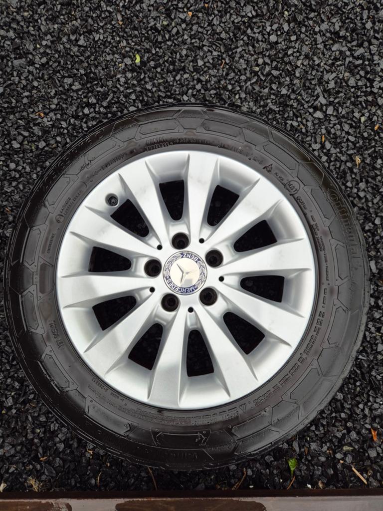 Originele Mercedes Velgen Vito W447 16 inch, Auto-onderdelen, Banden en Velgen, Ophalen, Velg(en), 16 inch, Bestelwagen