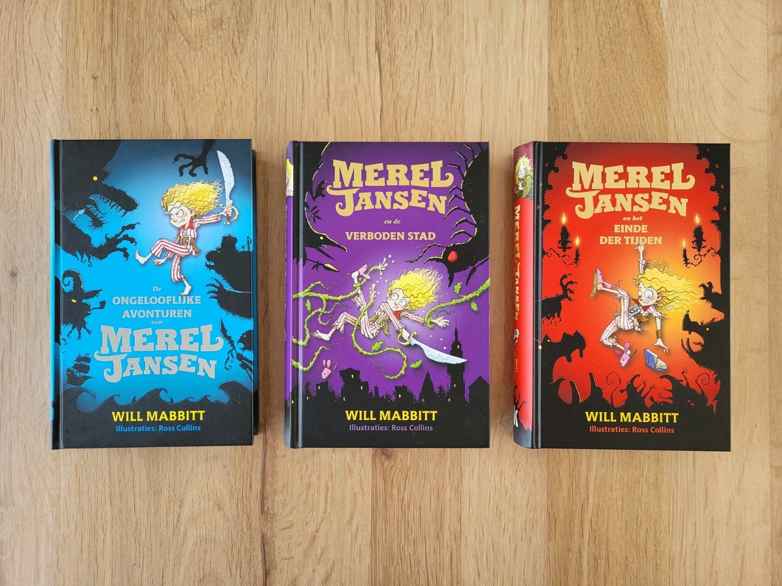 3 delige serie van Merel Jansen, Boeken, Ophalen of Verzenden, Zo goed als nieuw, Will Mabbitt, Fictie algemeen