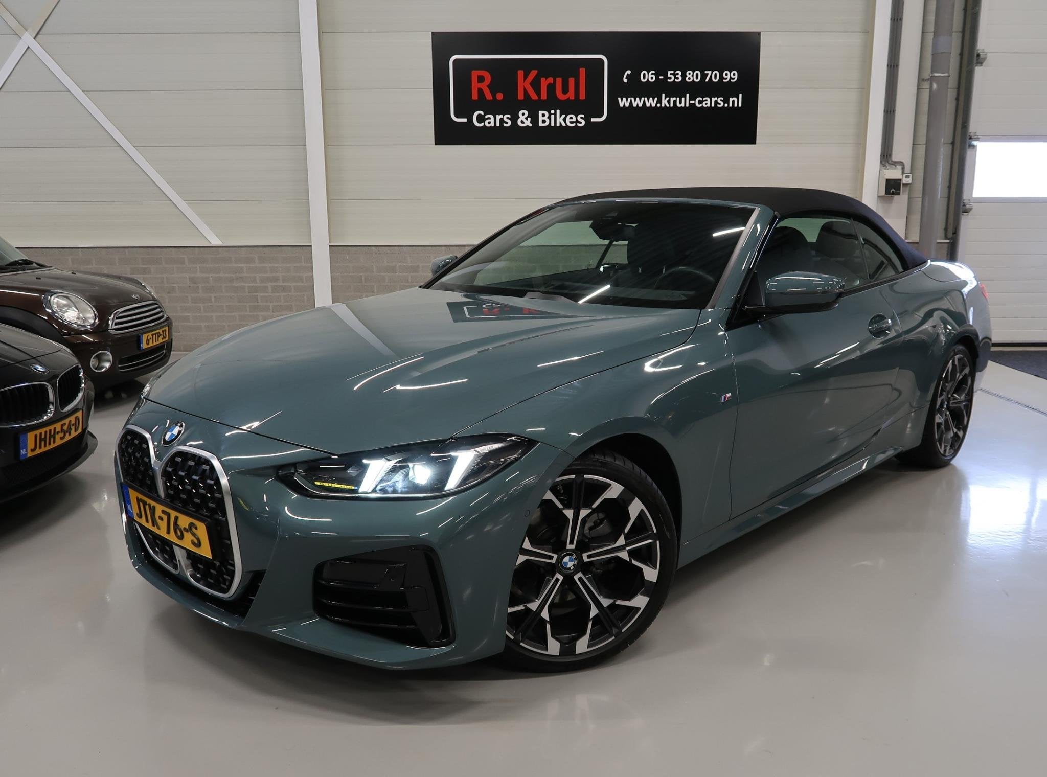BMW 4-serie Cabrio 420i High Executive M-Sport Sportstoelen, Gebruikt, Euro 6, Cabriolet, 4 stoelen