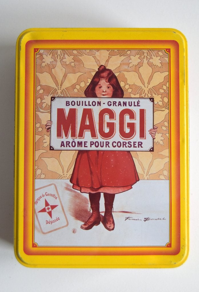 "Vintage' Limited Edition Maggi bewaarblik in goede staat, Verzamelen, Ophalen of Verzenden, Zo goed als nieuw, Overige