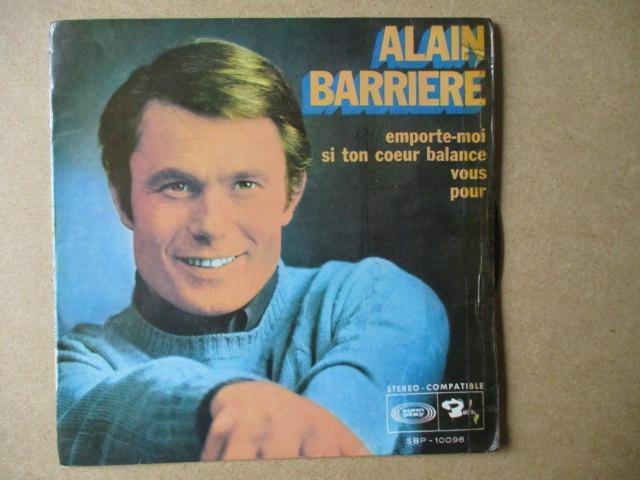 s1223 alain barriere - emporte moi, Ophalen, Gebruikt, Overige genres, 7 inch
