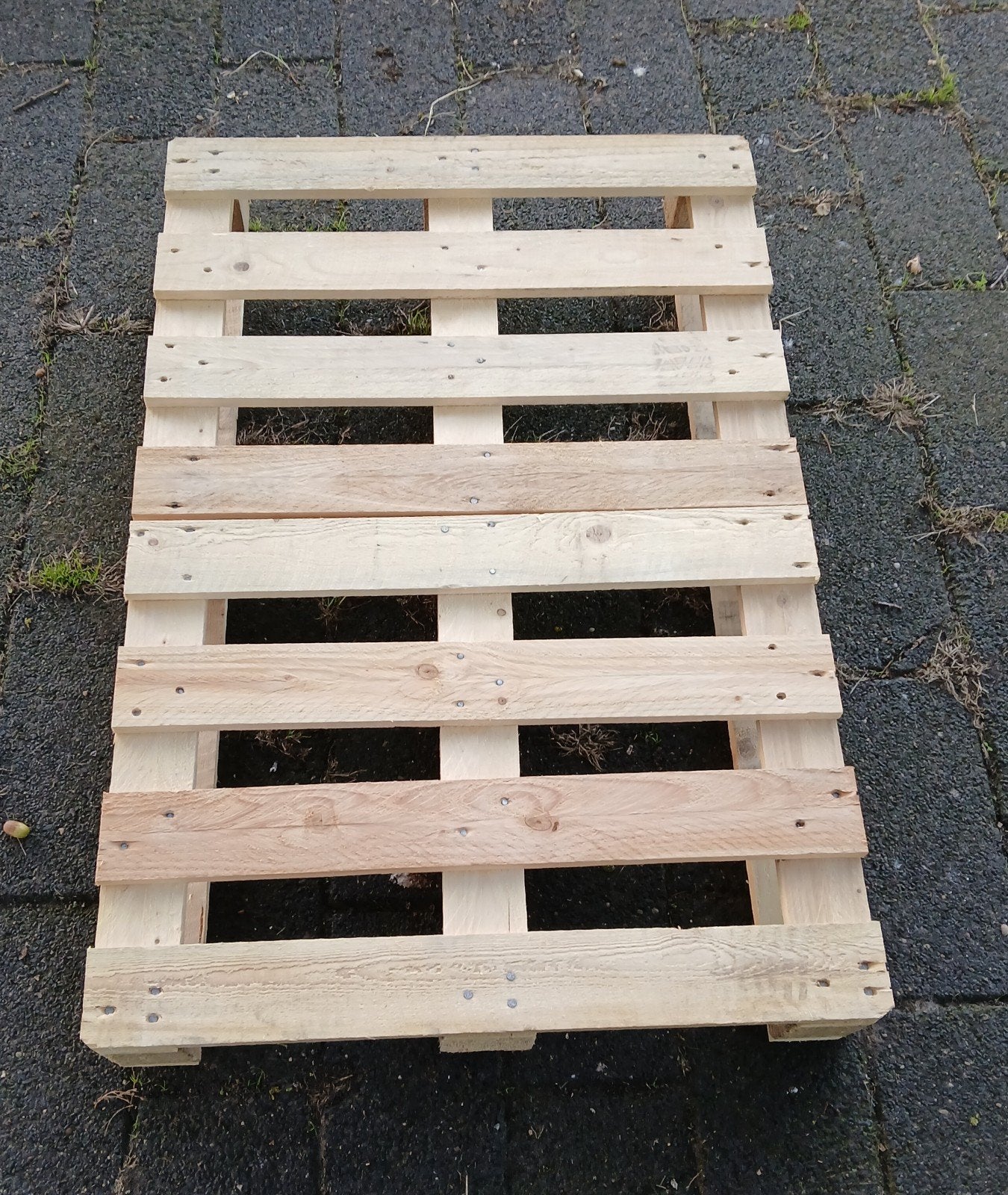 25 degelijke 80x120 pallets, Ophalen, Zo goed als nieuw, 50 mm of meer, Minder dan 200 cm