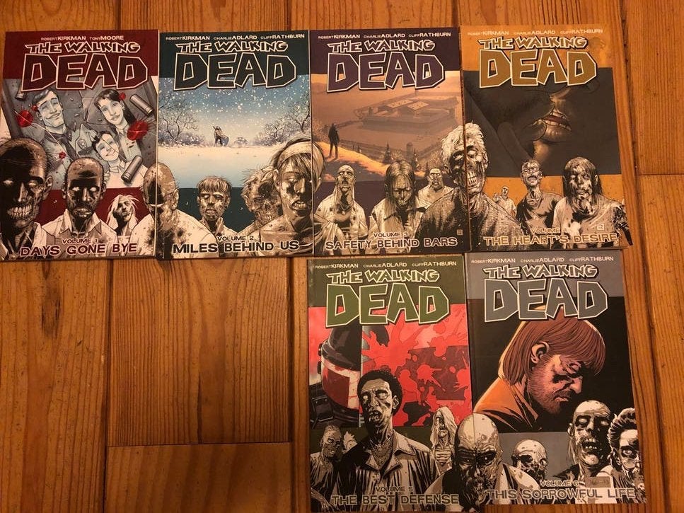 The Walking Dead Comics - Volumes 1-6, Boeken, Meerdere stripboeken, Ophalen of Verzenden, Zo goed als nieuw