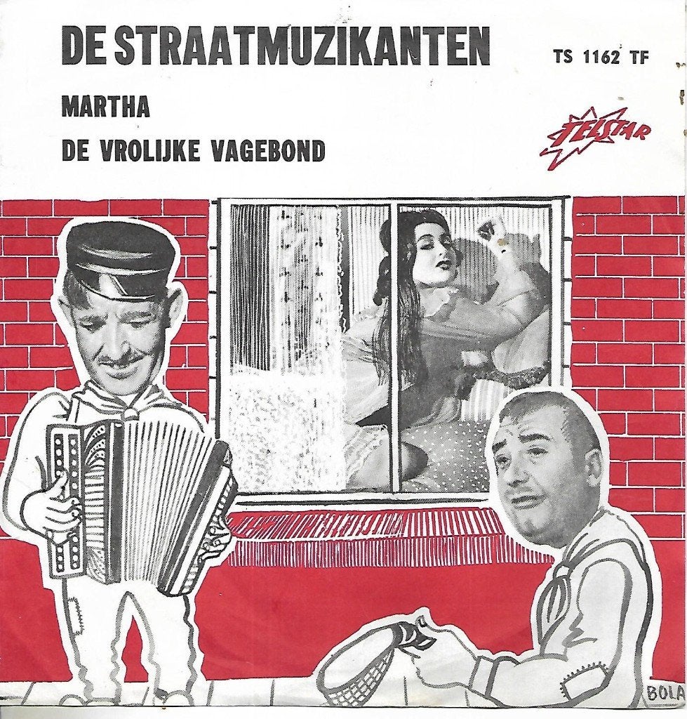 De Straatmuzikanten - Martha (Telstar), Cd's en Dvd's, Vinyl Singles, Fotohoes, Ophalen of Verzenden, Gebruikt, Nederlandstalig