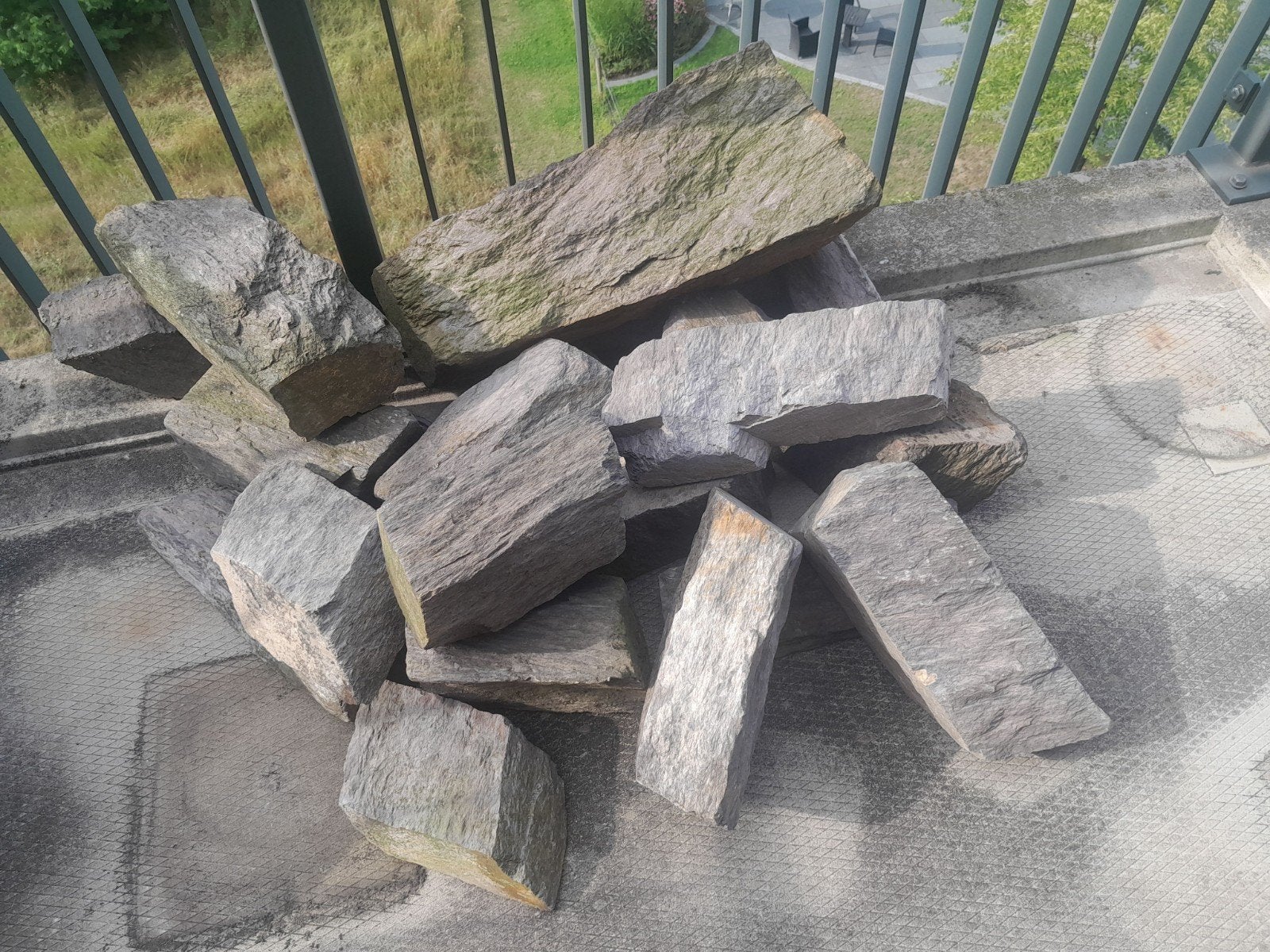 Natuurstenen graniet voor tuin of decoratie, Tuin en Terras, Ophalen, Gebruikt, Graniet, Kei