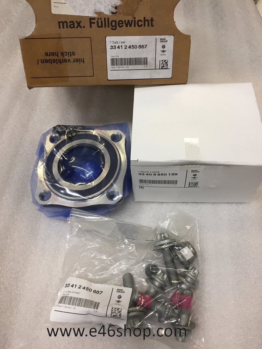 WIELLAGER REPARATIESET BMW OE 33412450667, -, -, Nieuw, Ophalen of Verzenden