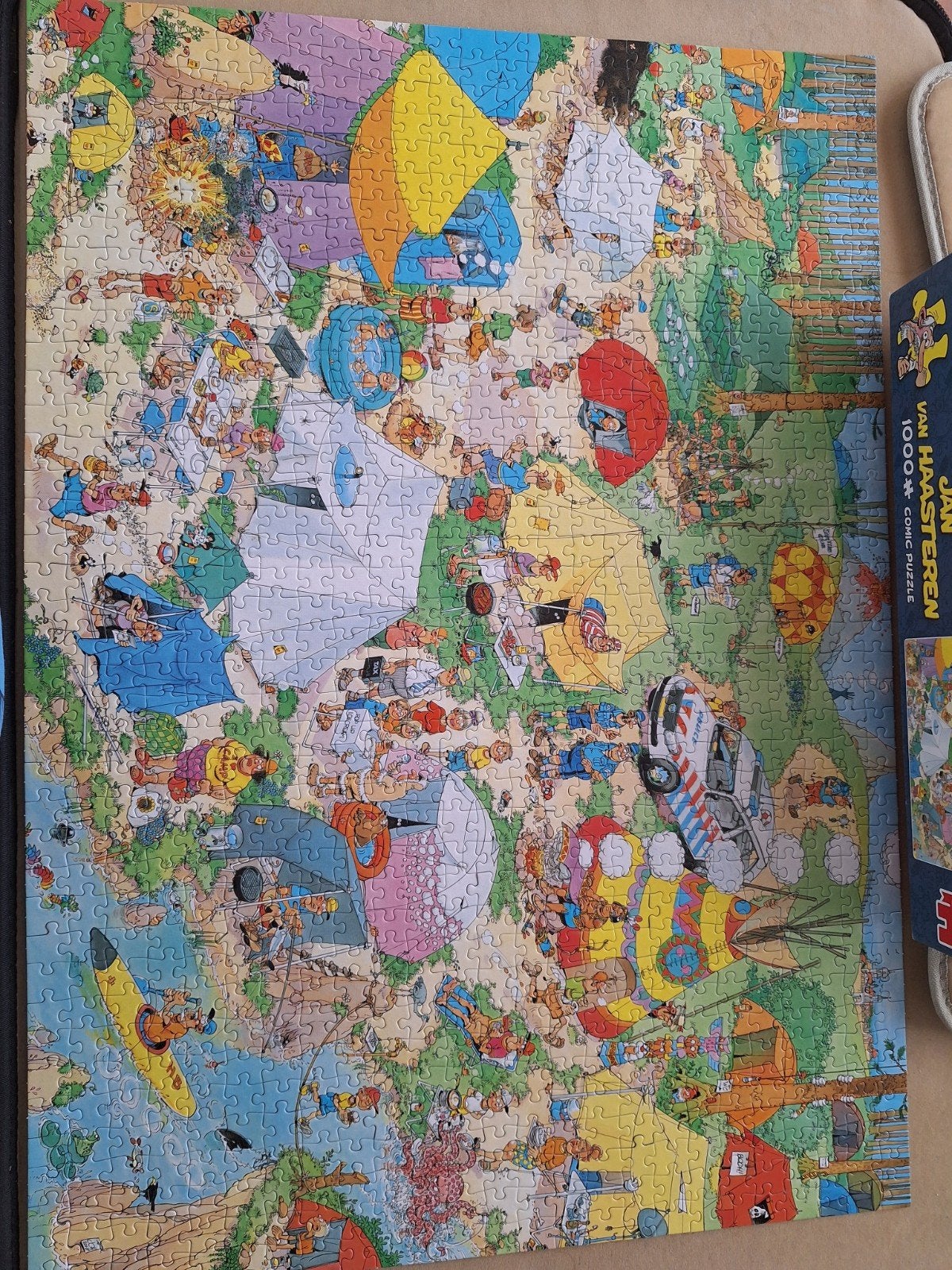 jan van haasteren, Hobby en Vrije tijd, Denksport en Puzzels, Ophalen of Verzenden, 500 t/m 1500 stukjes, Zo goed als nieuw