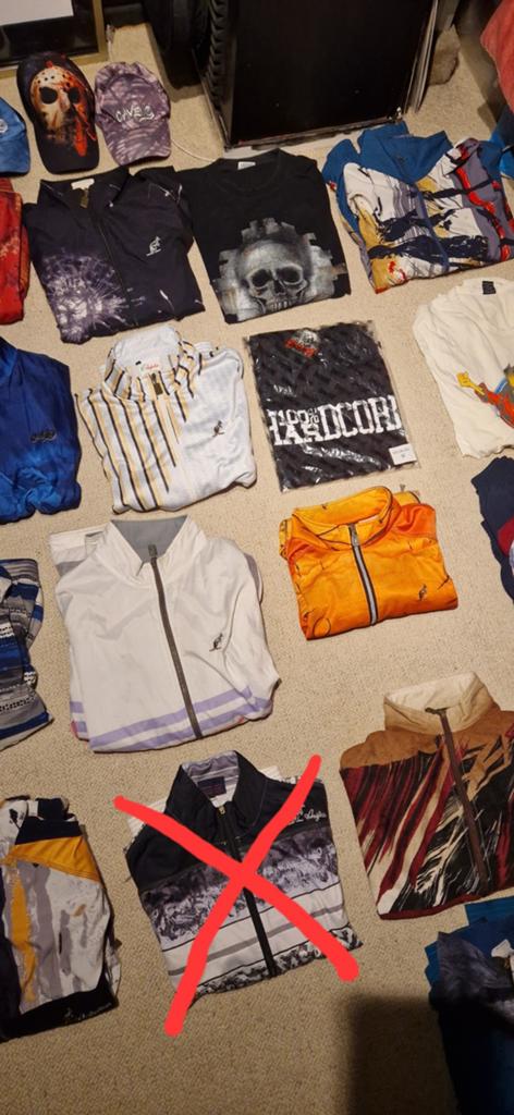 Div. Australian's, Cavello's, Thunderdome longsleeve, 100% H, Hobby en Vrije tijd, Kostuums, Theaterbenodigdheden en LARP, Gebruikt