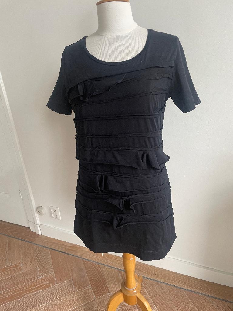 Cora Kemperman: Apart lang shirt van bio-katoen. Maat M, Kleding | Dames, Maat 38/40 (M), Zwart, Ophalen of Verzenden, Cora Kemperman