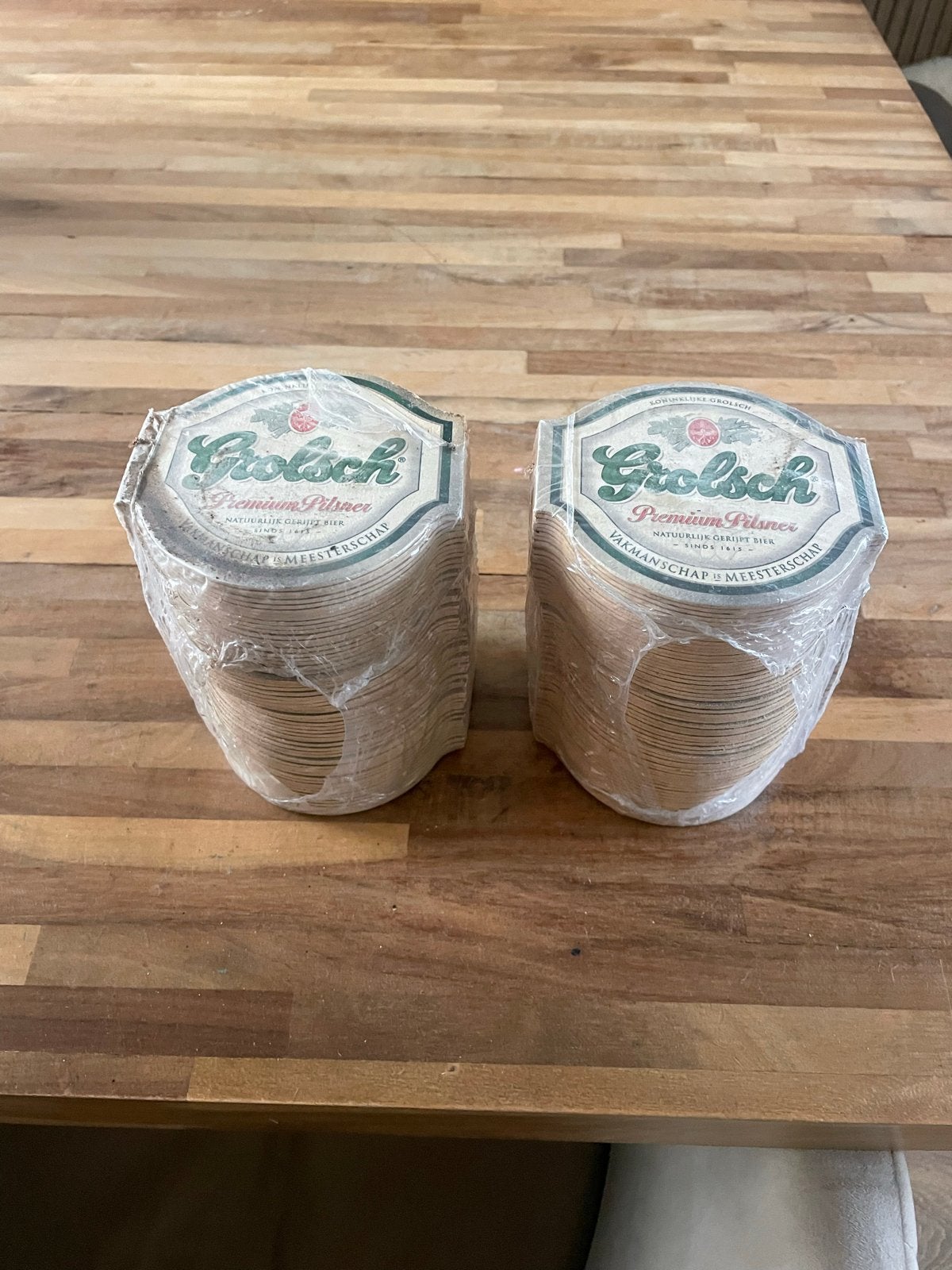 Oude Grolsch bierviltjes - Premium Pilsner & Herfstbok, Verzamelen, Ophalen of Verzenden, Gebruikt, Viltje(s), Grolsch