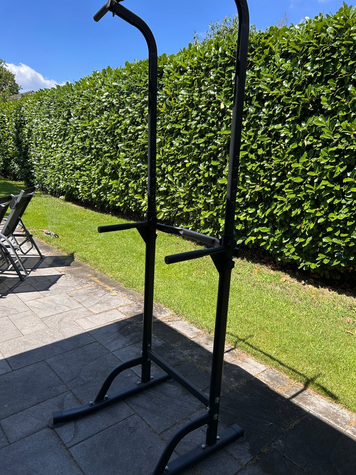 Krachtstation - Pull-up en Dip Station, Sport en Fitness, Ophalen, Gebruikt, Krachtstation, Armen