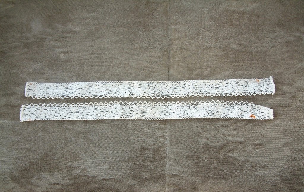 2x Oud kant nr.14, Hobby en Vrije tijd, Ophalen of Verzenden, Gebruikt, Kant