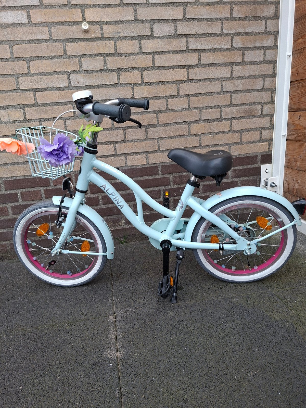 Alpina ocean kinderfiets 16inch, Ophalen, Gebruikt, 16 tot 20 inch, Alpina ocean