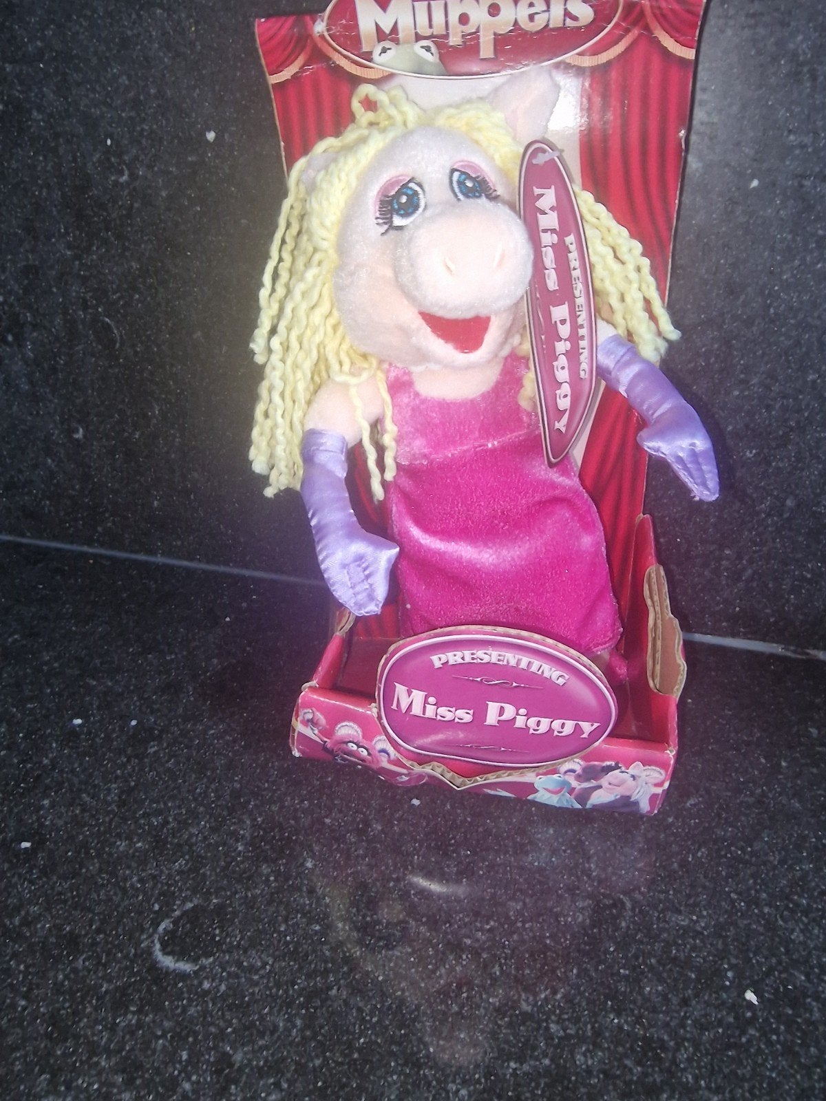 Muppets Miss Piggy knuffel uit 2006 in originele doos, Met doos, Overige merken, Overige karakters, Overige typen