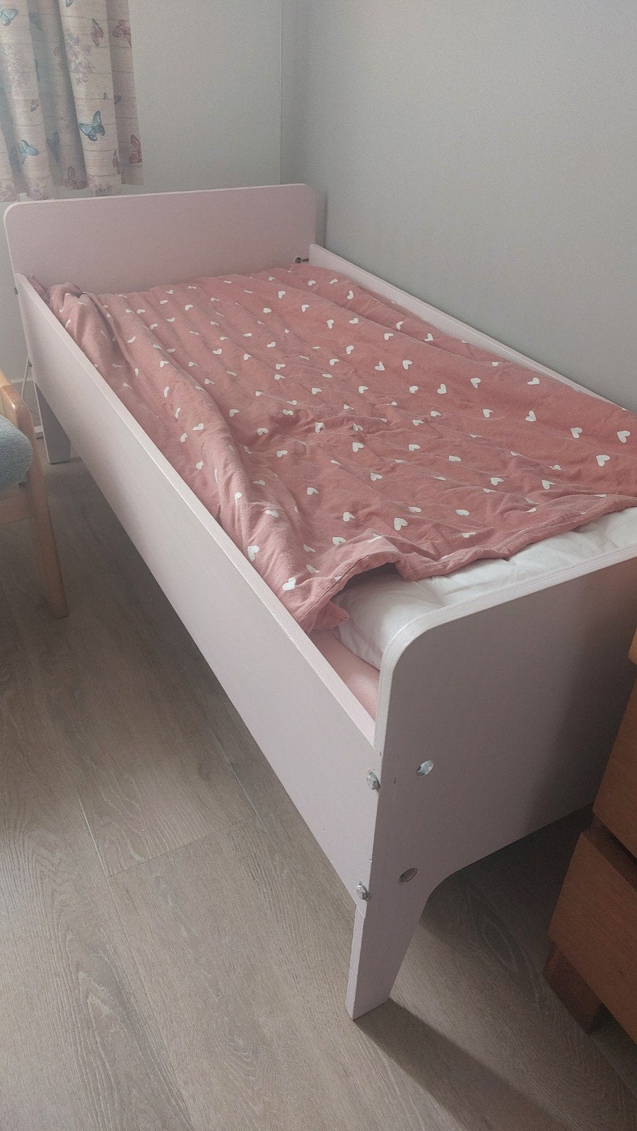 Piet Hein Eek crisisbed junior 70x150cm roze, Kinderen en Baby's, Ophalen, Gebruikt, 70 tot 85 cm, 140 tot 160 cm