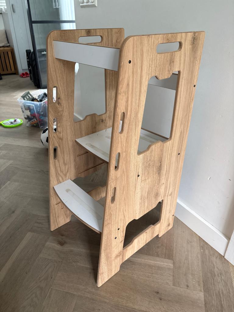 Houten leertoren / keukenhulp voor kinderen, Ophalen, Zo goed als nieuw, Overige typen
