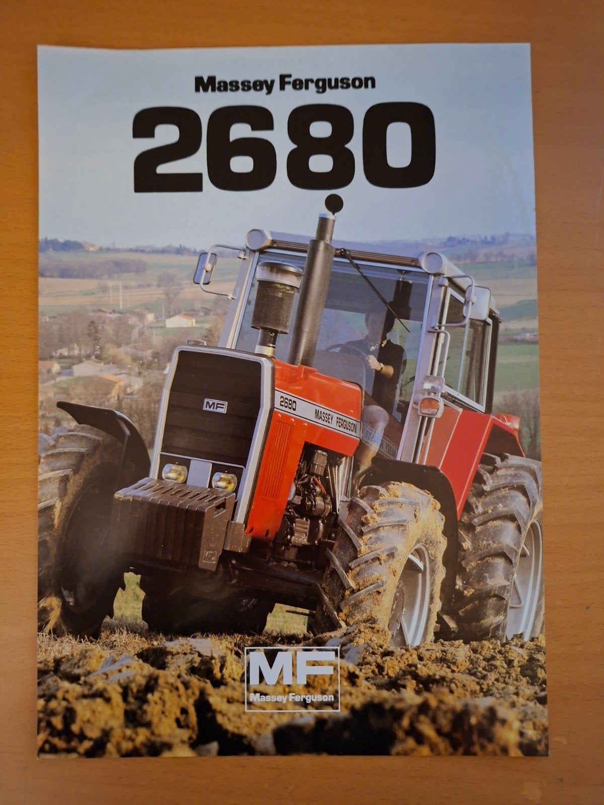 Folder Massey Ferguson MF 2680 Nederlandstalig, Ophalen of Verzenden, Gelezen, Tractor en Landbouw
