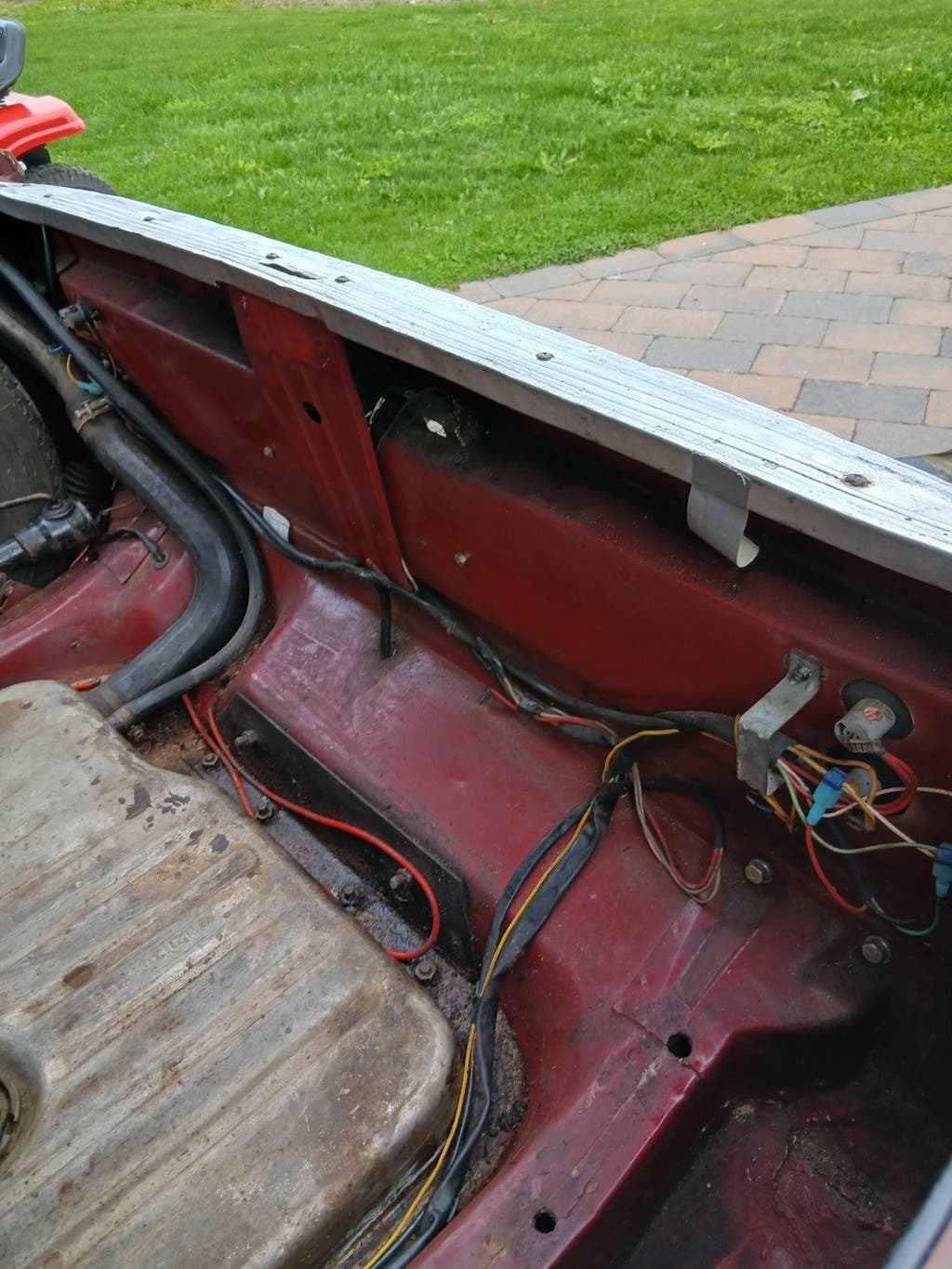 Volvo 164 3.0 E 1972 Rood LPG €6750,-, foto 12