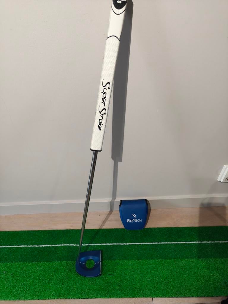 Biomech armlock putter / superstroke grip / headcover, Ophalen of Verzenden, Zo goed als nieuw, Club, Overige merken
