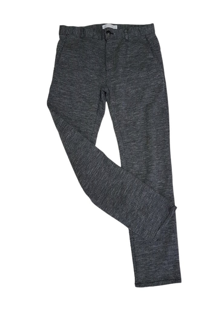 Prachtige grijze ZARA jog pant met visgraat motief maat 164., Kinderen en Baby's, Broek, Verzenden, Zo goed als nieuw, Zara