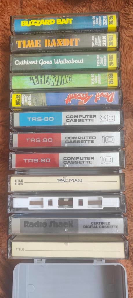 Tandy TRS-80 Color Computer Software Cassettes - Diverse, Ophalen of Verzenden