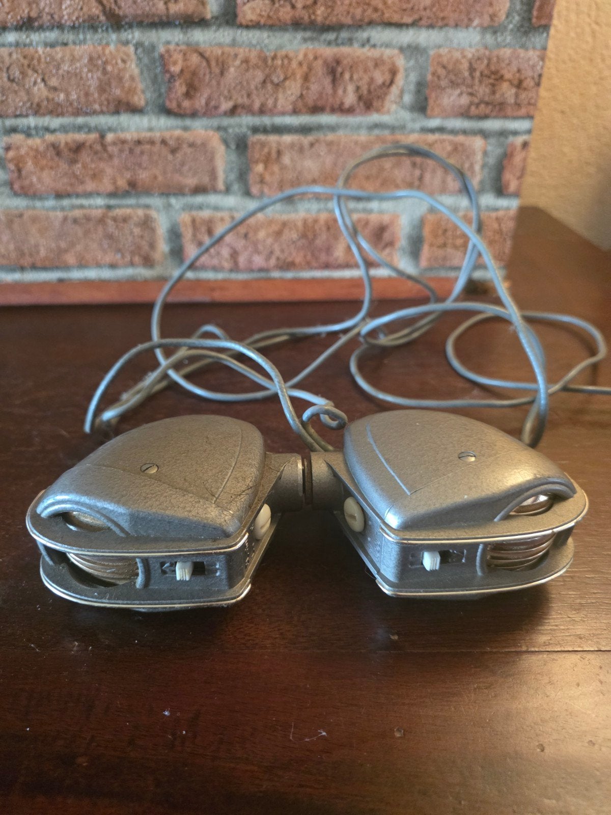 Vintage Philips Microfoon  EL6011 2 stuks, Ophalen, Philips, Gebruikt, Over-ear
