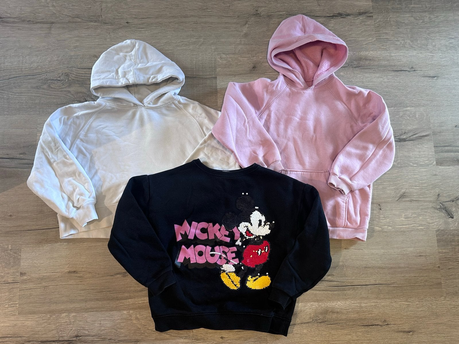 Set van 3 hoodies en sweaters voor meisjes, maat 140, Ophalen of Verzenden, Gebruikt, Meisje, Trui of Vest
