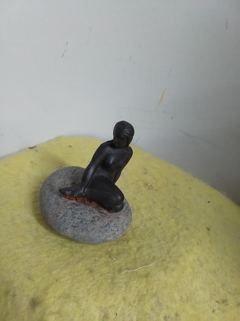 14966) zeemeermin Kopenhagen  hoog 7,5 cm, Verzamelen, Ophalen of Verzenden, Zo goed als nieuw