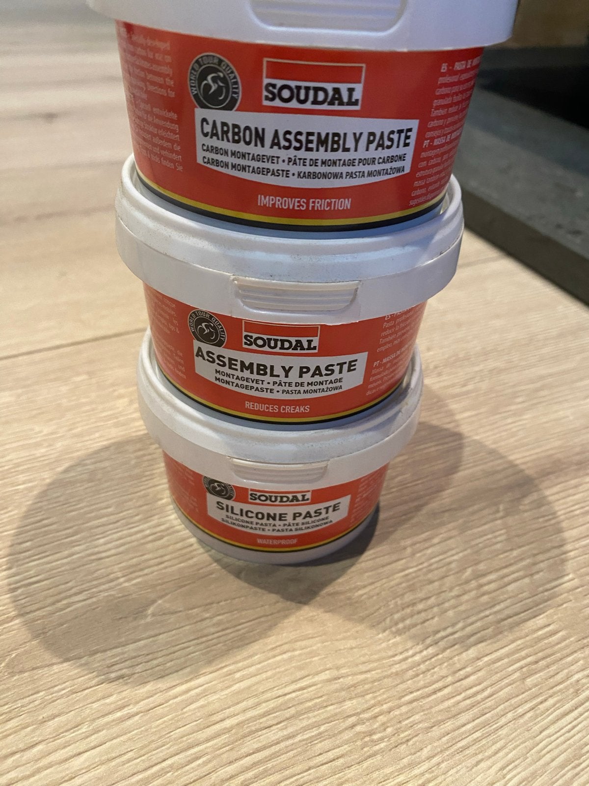 Soudal Montagepasta Set: Carbon, Montage & Silicone Pasta, Ophalen, Nieuw