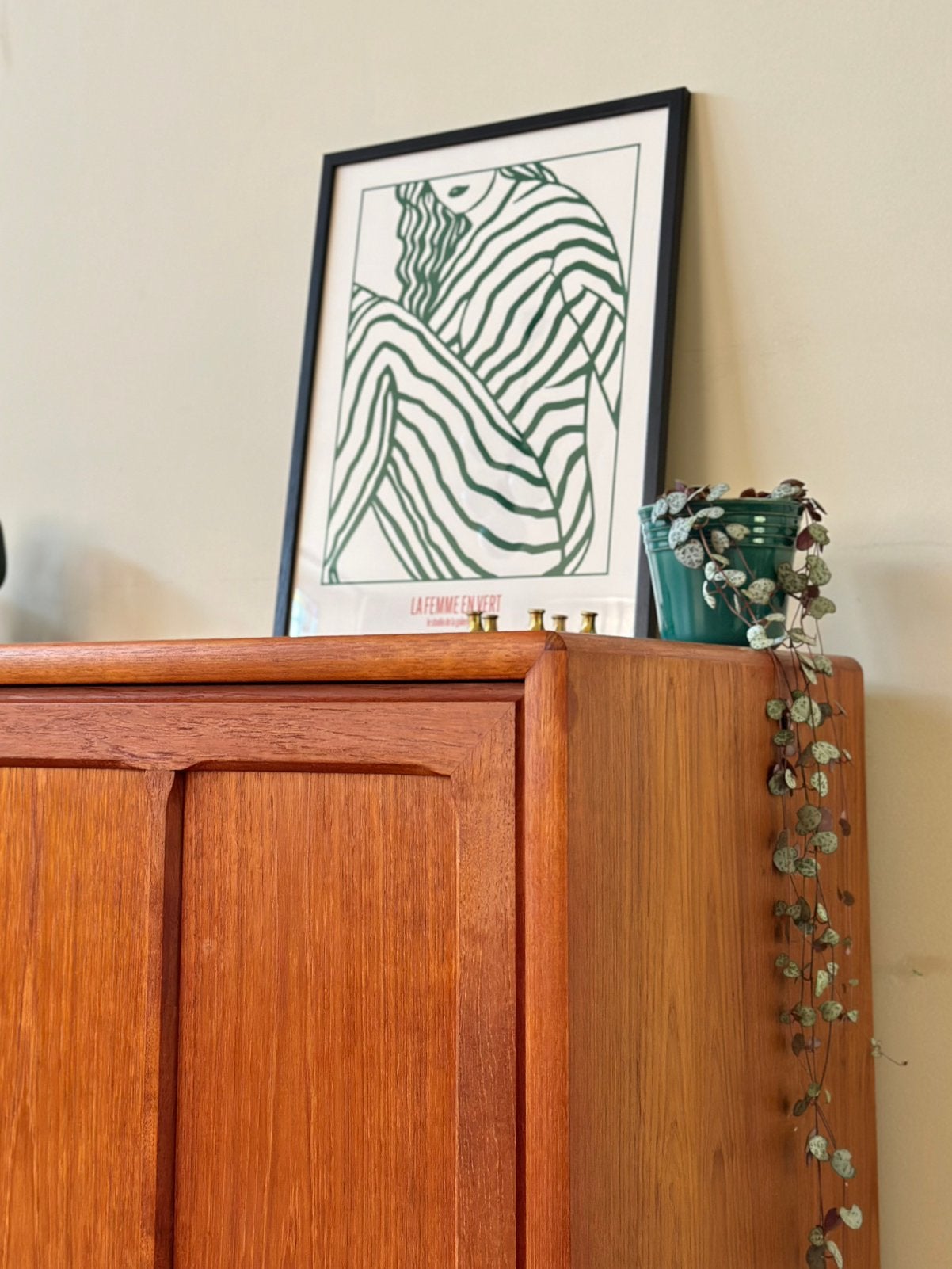 Vintage Deens design XXL sideboard teak hout jaren 50/60/70, Ophalen, Met deur(en), Teakhout, 200 cm of meer