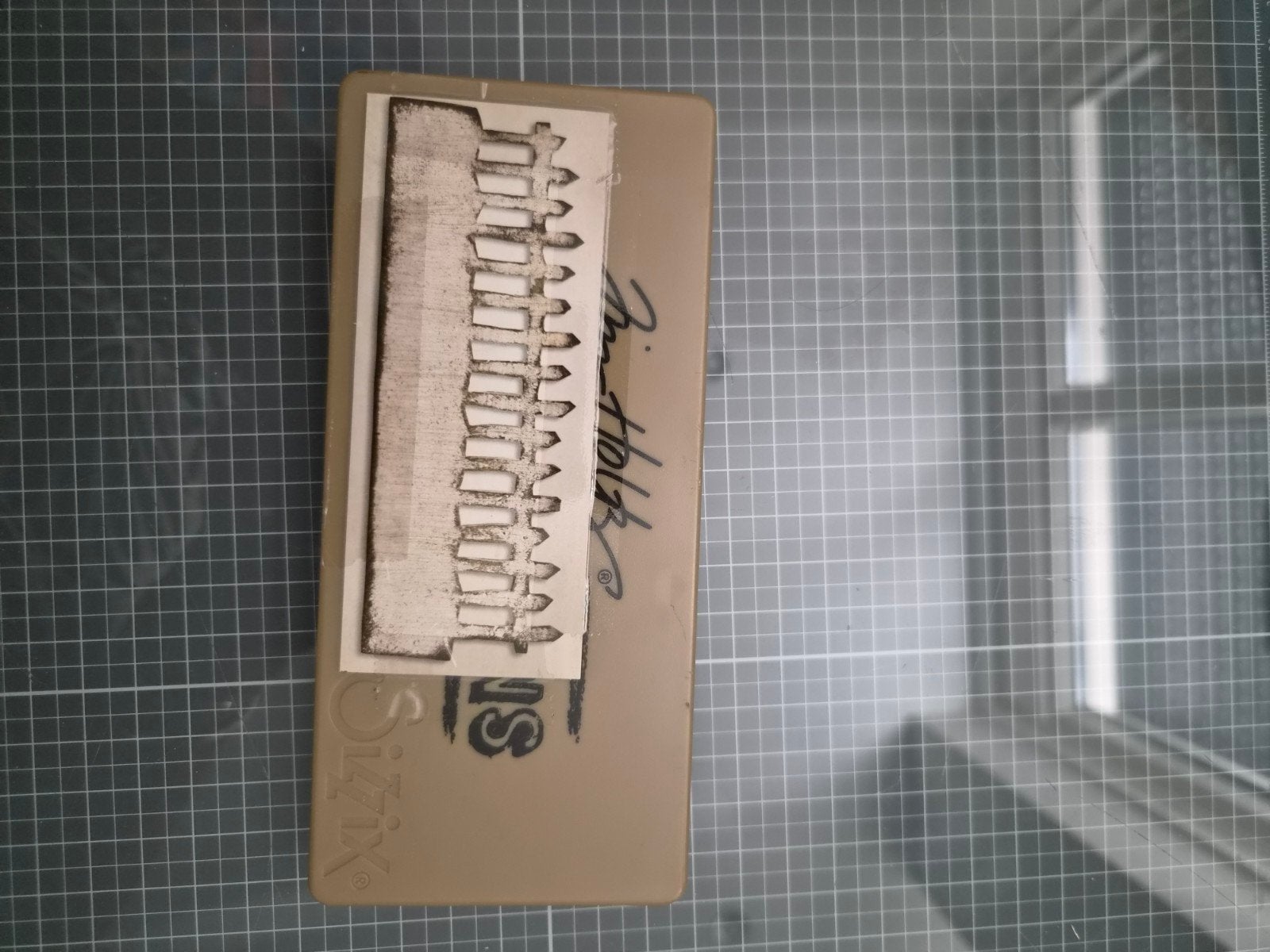 Sizzix Tim Holtz Alterations Bigz Die On the Fence, Ophalen of Verzenden, Gebruikt