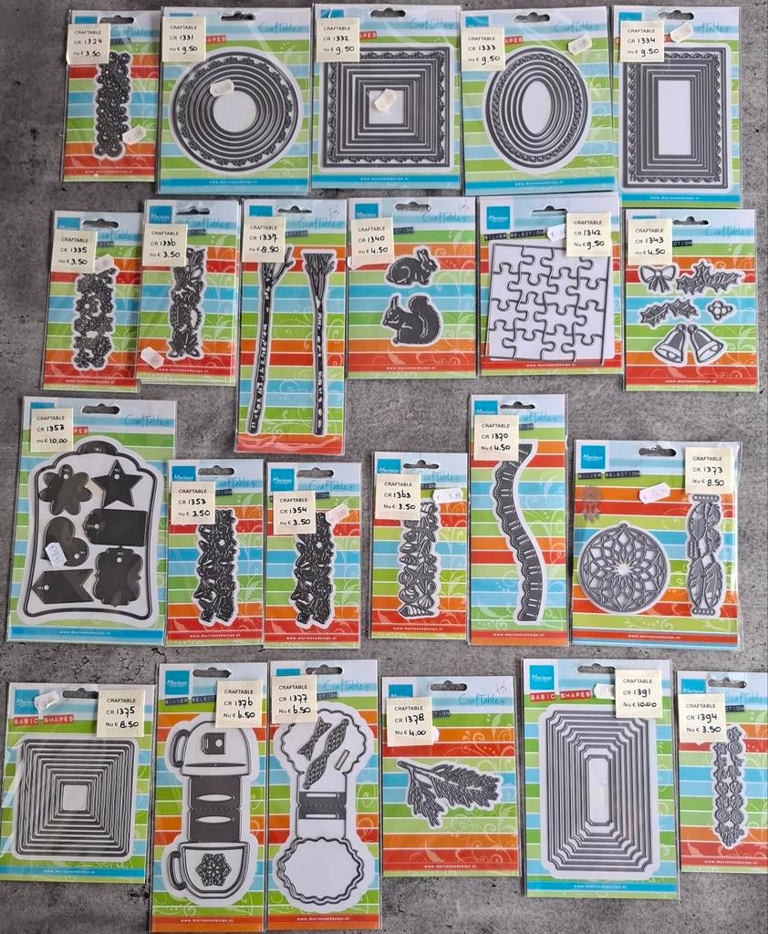 CRAFTABLES snijmallen Marianne.NIEUW. STERK AFGEPRIJSD vanaf, Ophalen of Verzenden, Nieuw, Overige thema's, Pons of Mal