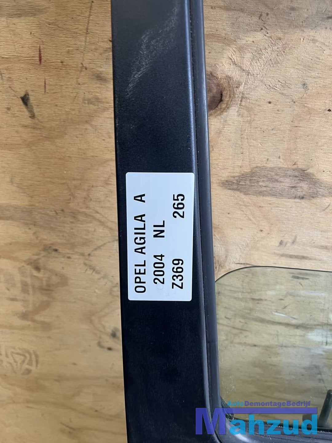 OPEL AGILA A GROEN Z369 Rechter rechts voor deur portier, Gebruikt, Deur, Opel Automobile GmbH, Ophalen of Verzenden