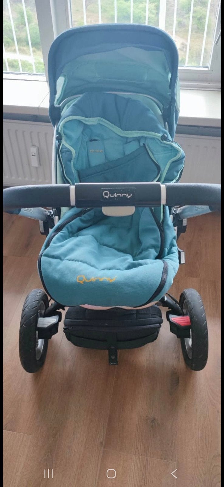 Quinny Buzz Xtra Combiwagen 2 in1 - Turquoise, Ophalen of Verzenden, Gebruikt, Quinny