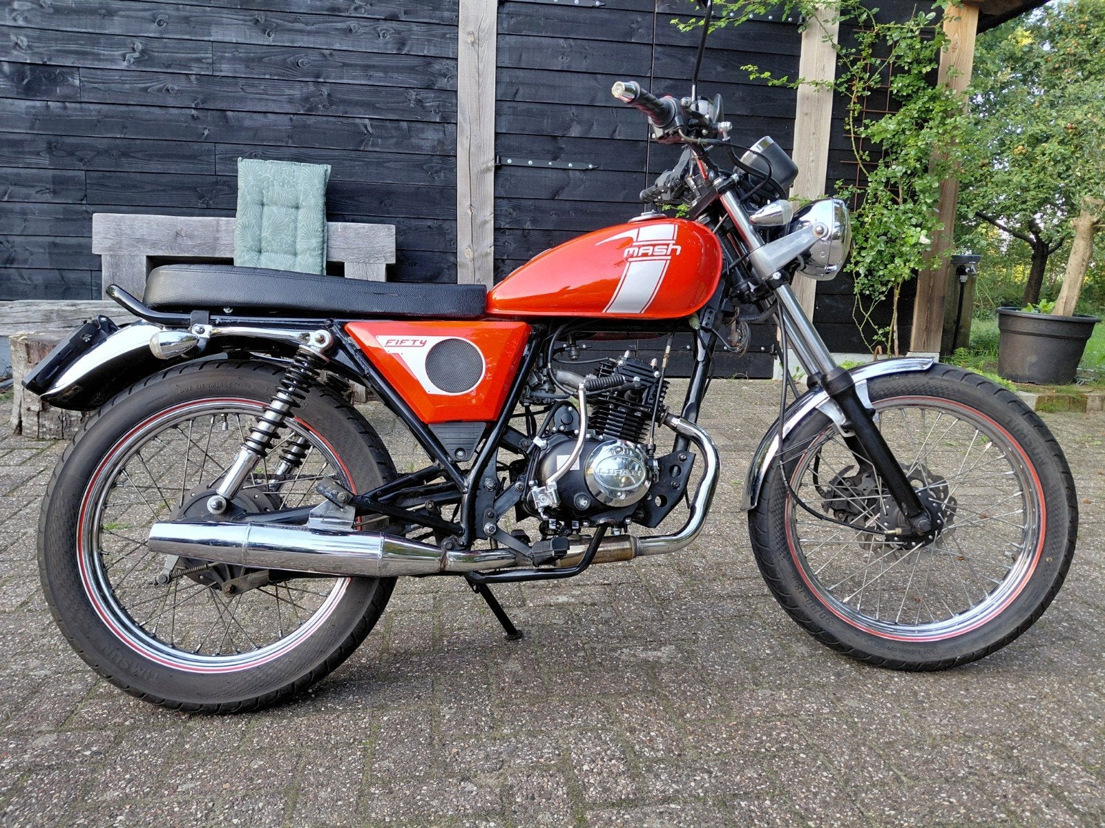 brommer Mash Fifty 2019, Maximaal 45 km/u, 55 cc, 4 versnellingen, Ophalen
