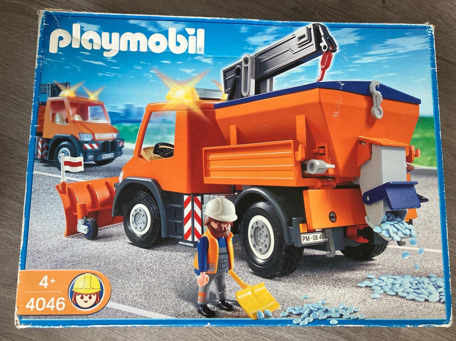 Playmobil 4046 Strooiwagen met sneeuwschuiver, Ophalen of Verzenden, Zo goed als nieuw, Complete set