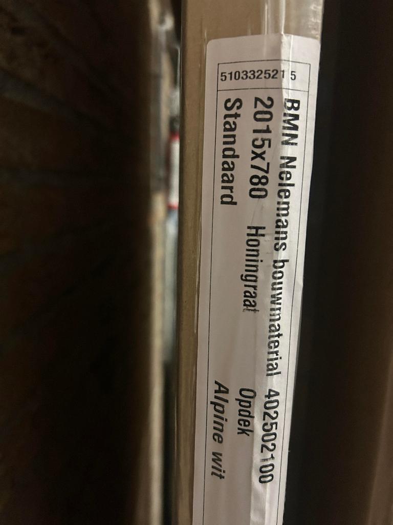 2 Svedex opdekdeuren Rechts Superlak  NIEUW  totaal 50 euro, Ophalen, 80 tot 100 cm, Binnendeur, Nieuw