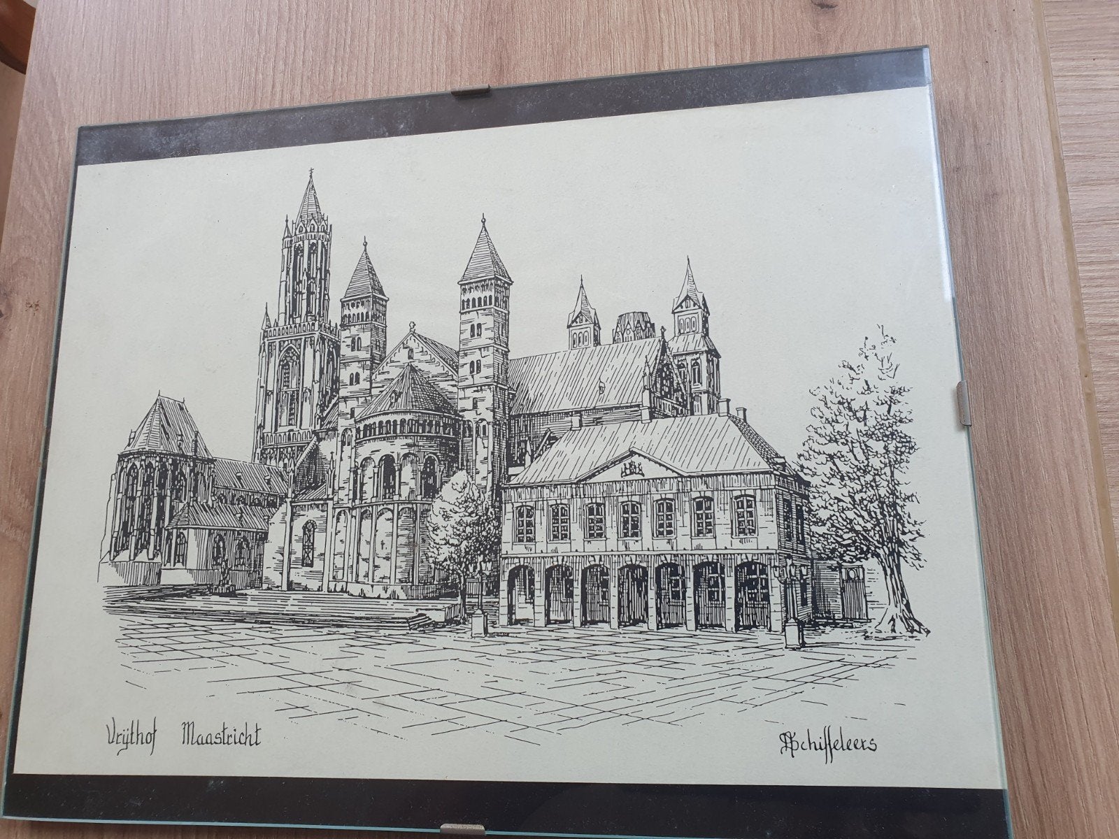 Vrijthof Maastricht Alfons Schiffeleers, Antiek en Kunst, Ophalen