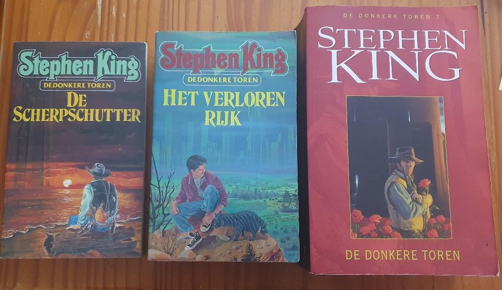 Stephen King - De Donkere Toren deel 1 + 2 + 3 + 5 + 7, Boeken, Ophalen of Verzenden, Zo goed als nieuw