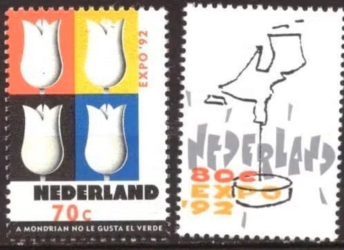 Nederland 1992 - nvph 1518-1519  - Wereldtentoonstelling, Ophalen of Verzenden, Na 1940, Postfris