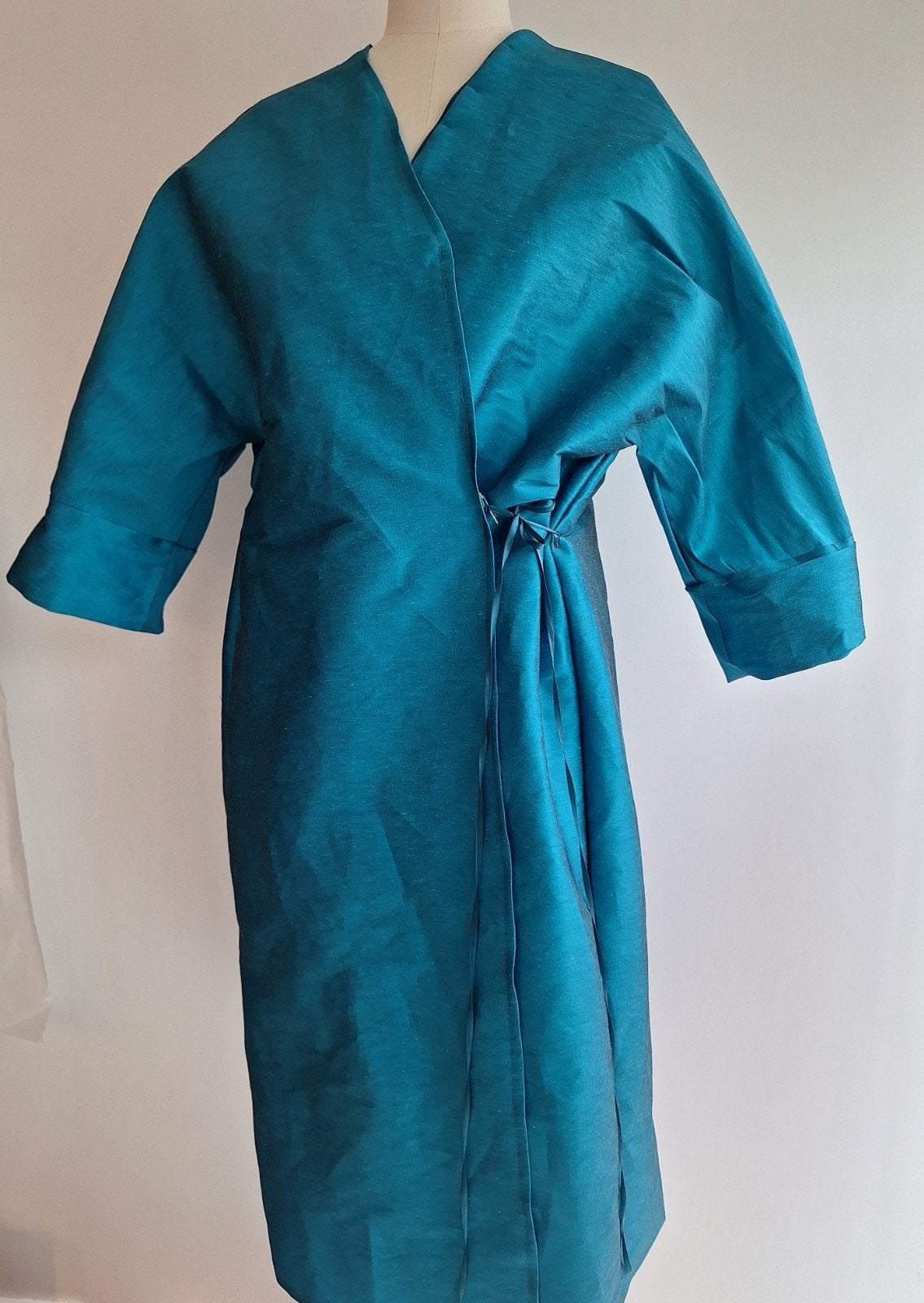 Cora Kemperman vintage corset riem met kimono osfm zgan, Ophalen of Verzenden, Nieuw, Maat 42/44 (L), Blauw