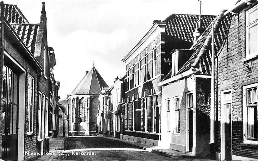380-257-033 Nieuwerkerk Kerkstraat, Verzenden, Voor 1920, Zeeland