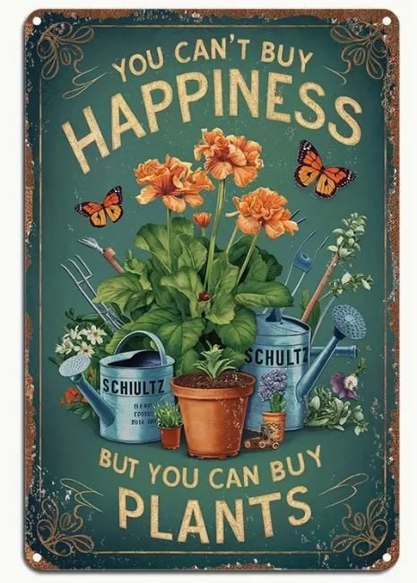 Nieuw! Vintagelook Happiness tekstbordje. 15 x 20 cm, Tekstbord, Nieuw, 15 cm, Ophalen of Verzenden