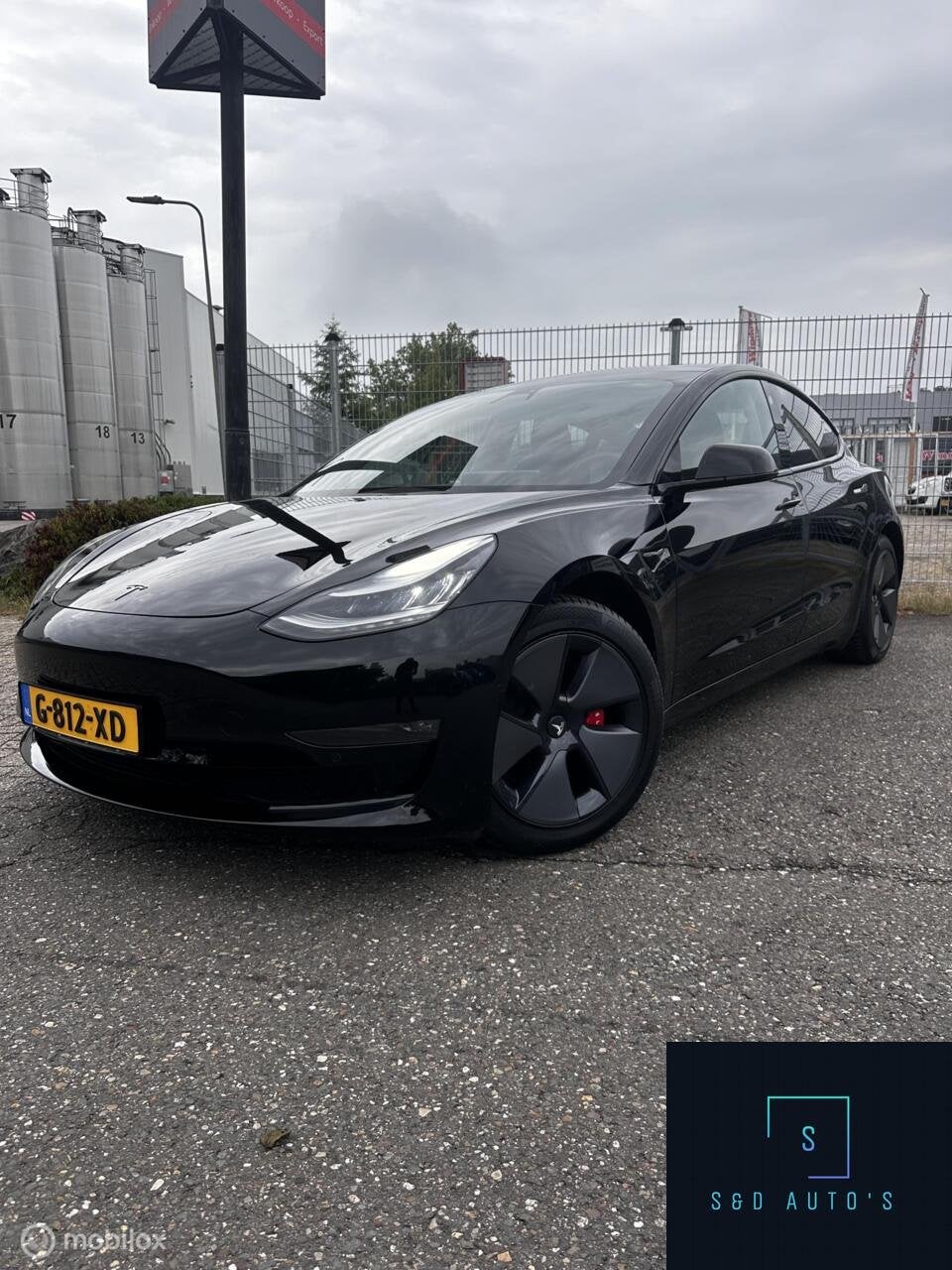 Tesla Model 3 Long Range AWD 75 kWh / Zeer netjes zie foto, Automaat, Zwart, 351 pk, Stoelverwarming