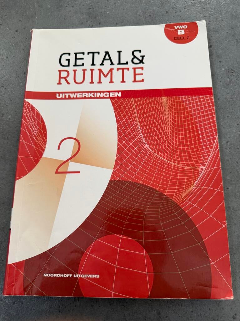 Getal & Ruimte Uitwerkingen VWO B Deel 2, Boeken, Schoolboeken, Gelezen, Wiskunde B, VWO, Ophalen of Verzenden