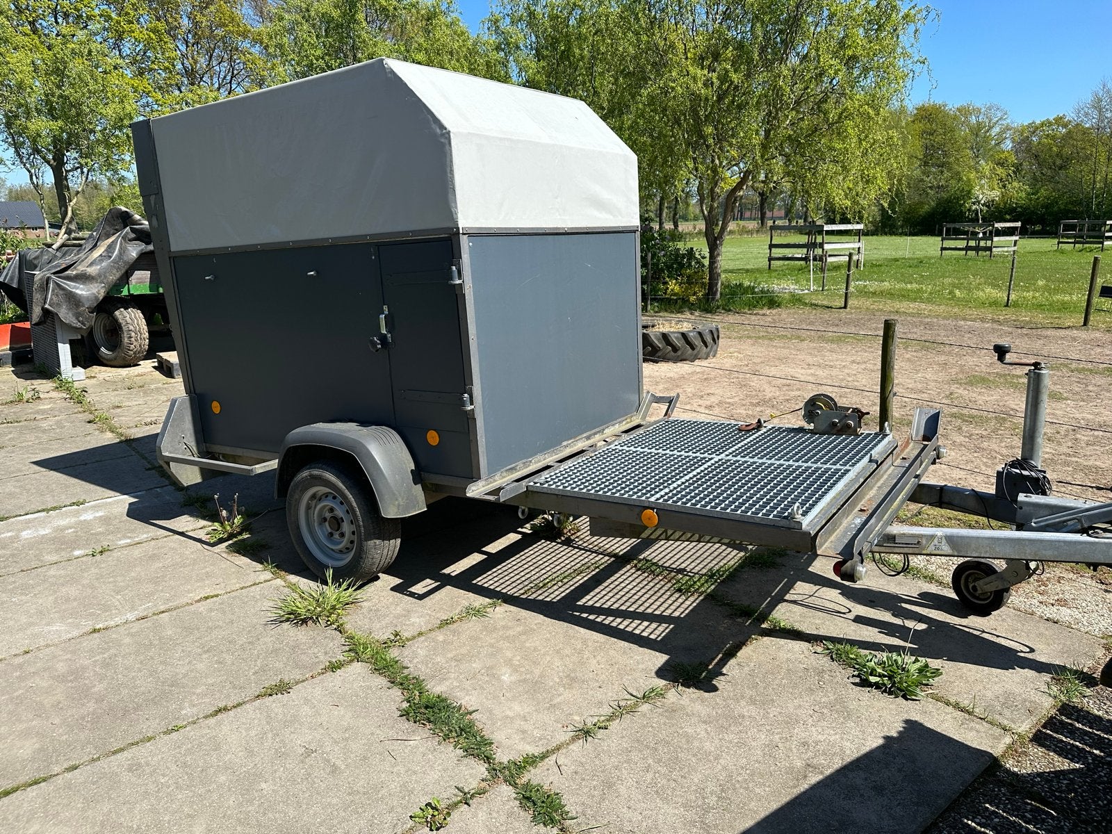 Koets trailer voor Shetlander mini paardjes, Ophalen of Verzenden, Hout