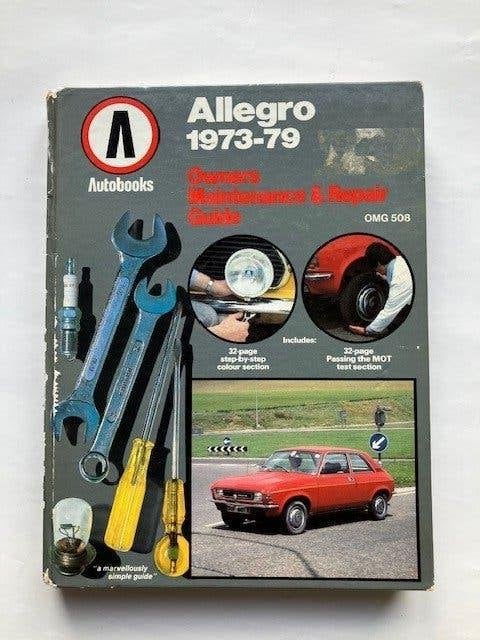 Autohandboek      van  Autobooks   Allegro     1973  -  1979, Ophalen of Verzenden