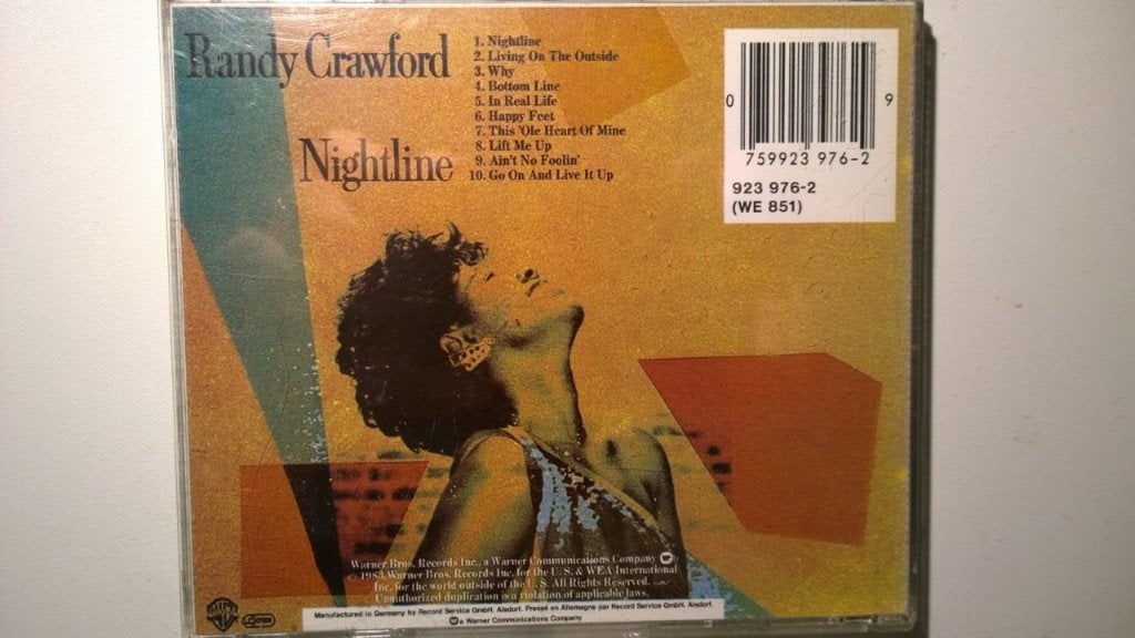 Randy Crawford - Nightline, Ophalen of Verzenden, Zo goed als nieuw, Soul, Album