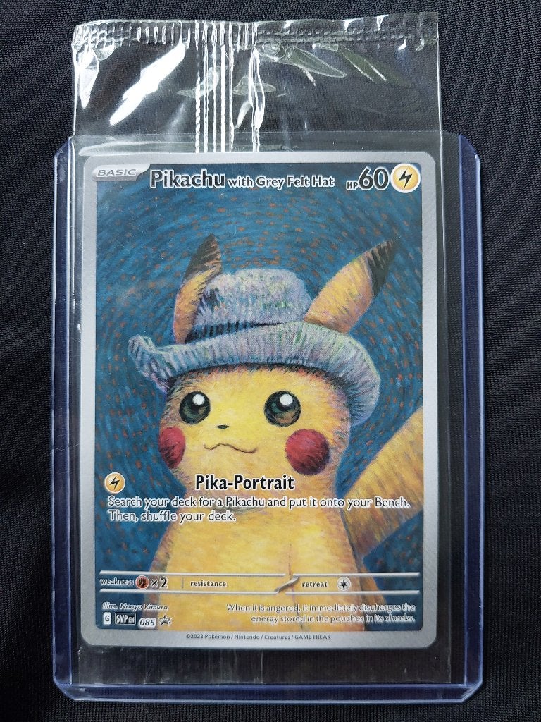 Pikachu van gogh, Ophalen of Verzenden, Nieuw, Losse kaart