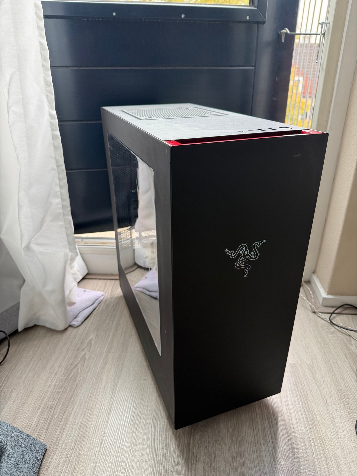 NZXT S340 Elite Black/Red PC Behuizing + 4 Fans, Ophalen, Gebruikt